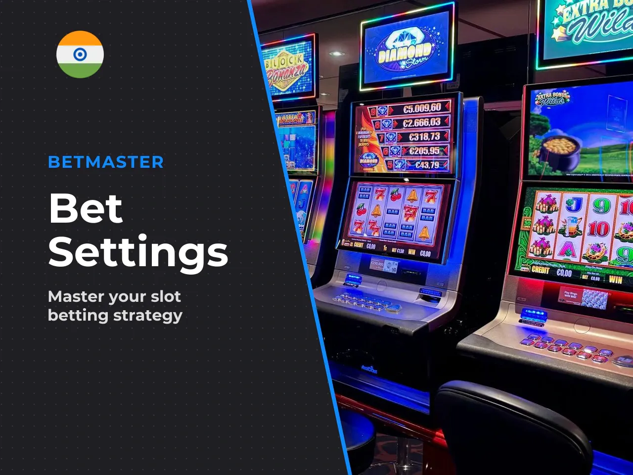 Selecting Stakes and Initiating Spins. Total