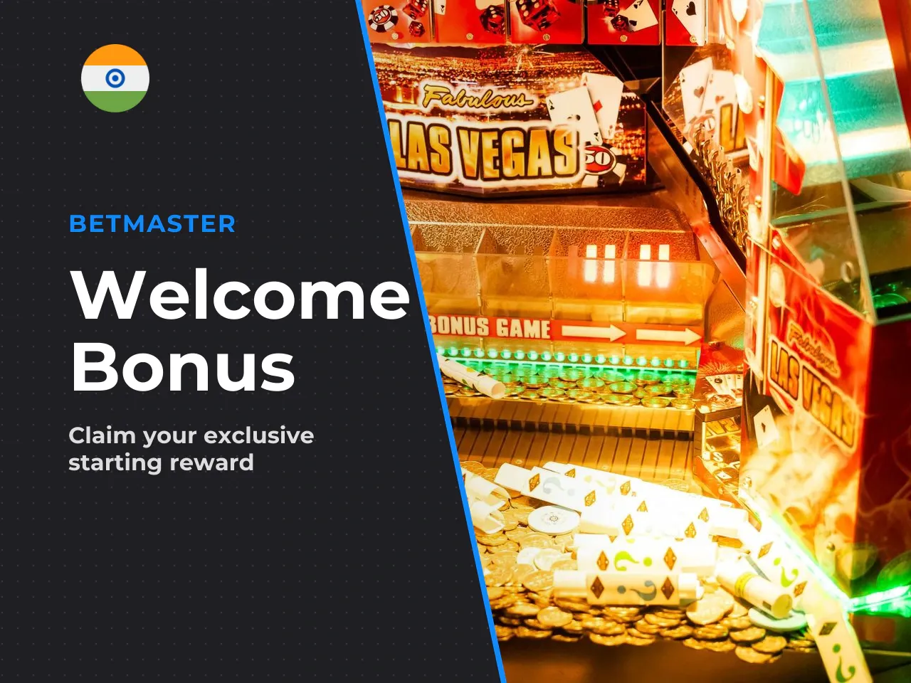Betmaster Welcome Bonus for Casino and