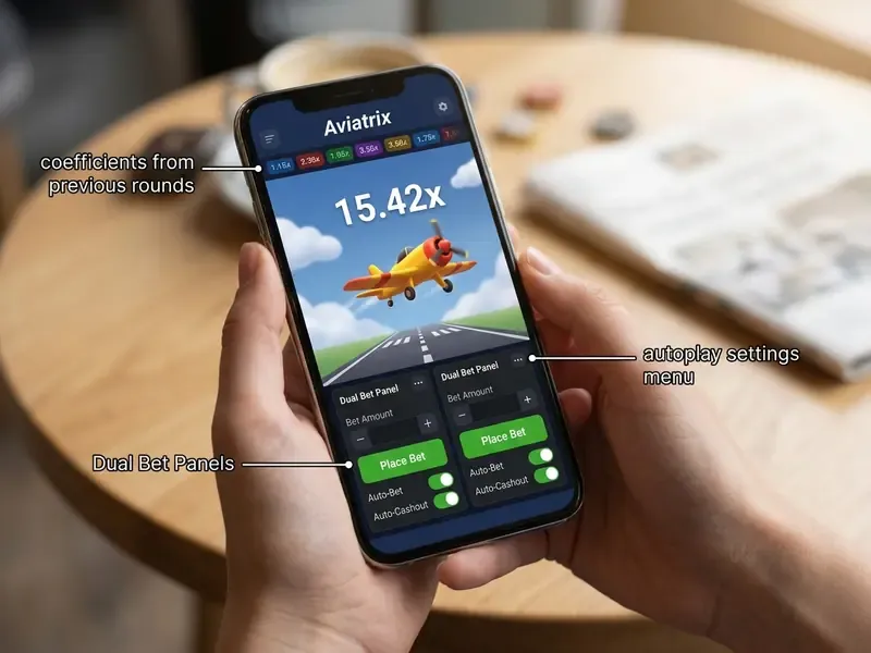 aviatrix mobile interface breakdown
